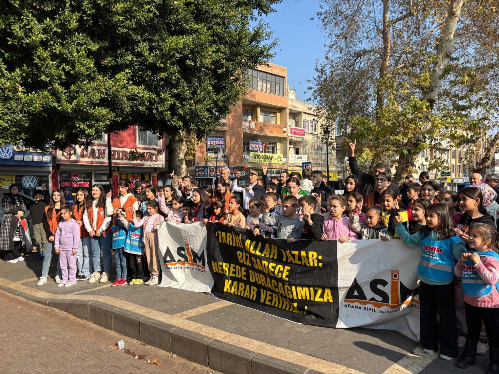 Adana’da Dünya Şehit Çocuklar Haftası: Savaş Mağduru Çocuklar Anıldı