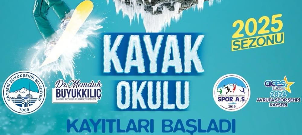 Kayseri Büyükşehir Belediyesi’nden Çocuklara ve Yetişkinlere Özel Kayak Kursları