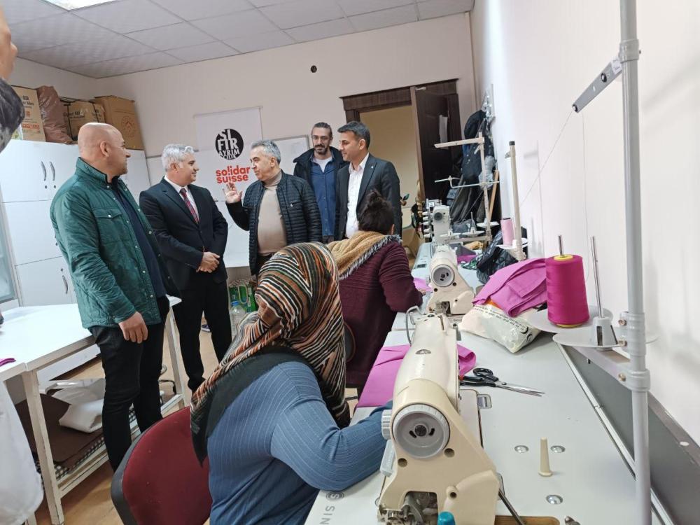 Adıyaman’da Kadın İstihdamına Destek: Tekstil Firmalarından Önemli Ziyaret