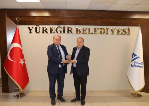 ÇUKUROVA GAZETECİLER CEMİYETİ’NDEN BAŞKAN DEMİRÇALI’YA ZİYARET