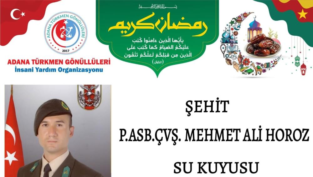 ŞEHİT MEHMET ALİ HOROZ’UN VASİYETİ YERİNE GETİRİLDİ: KAMERUN’DA SU KUYUSU AÇILDI