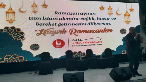 KEÇİÖREN’DE HAYMANALILAR BİRLİK VE BERABERLİK İÇİN İFTARDA BULUŞTU