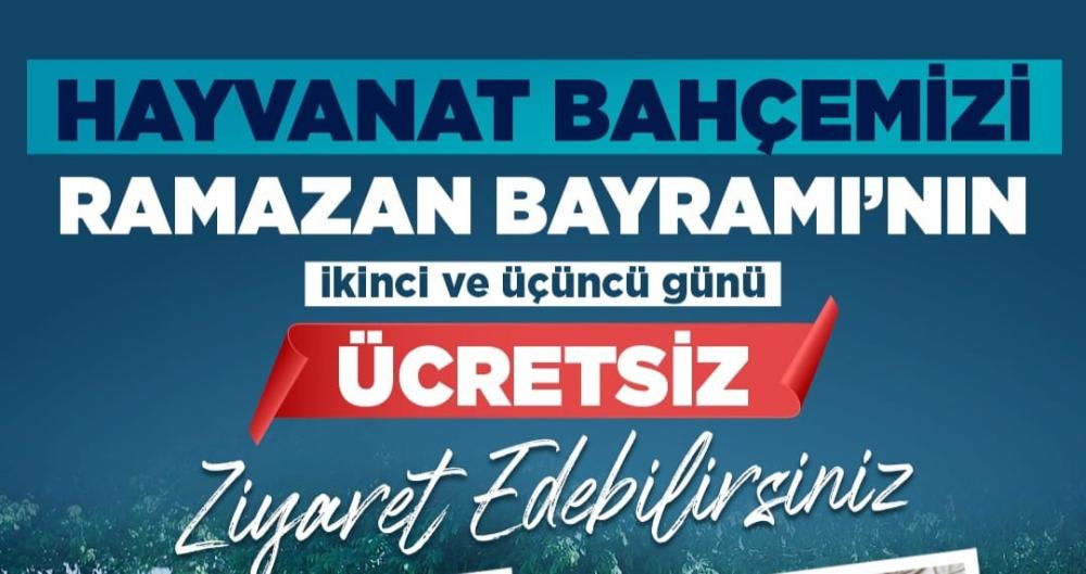 KAYSERİ BÜYÜKŞEHİR BELEDİYESİ’NDEN BAYRAMDA ÜCRETSİZ HAYVANAT BAHÇESİ ZİYARETİ