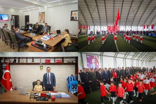 ÇUKURCA’DA 23 NİSAN COŞKUSU: KAYMAKAMLIK KOLTUĞU MİNİK EYLÜL ECEM’E EMANET EDİLDİ