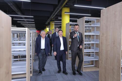 BAŞKAN BÜYÜKKILIÇ VE VALİ ÇİÇEK'TEN KAYSERİ'YE DEVASA KÜTÜPHANE MÜJDESİ