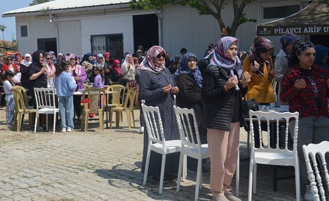 GELİBOLU GÜNEYLİ KÖYÜ'NDE GELENEKSEL HAYIR VE YAĞMUR DUASI YAPILDI
