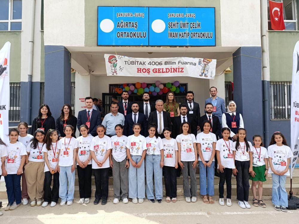 ŞANLIURFA SURUÇ’TA ÖĞRENCİLERDEN BİLİMLE DOLU BİR GÜN