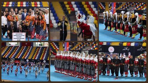 ADIYAMAN’DA HALK OYUNLARI RÜZGARI ESTİ: 33 KULÜP, 980 SPORCU YARIŞTI