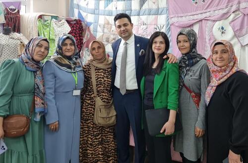 MİMAR SİNAN ORTAOKULU’NDA YIL SONU SERGİSİ AÇILDI