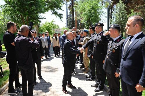 Adıyaman Protokolünden Jandarma Teşkilatına Bayram Ziyareti