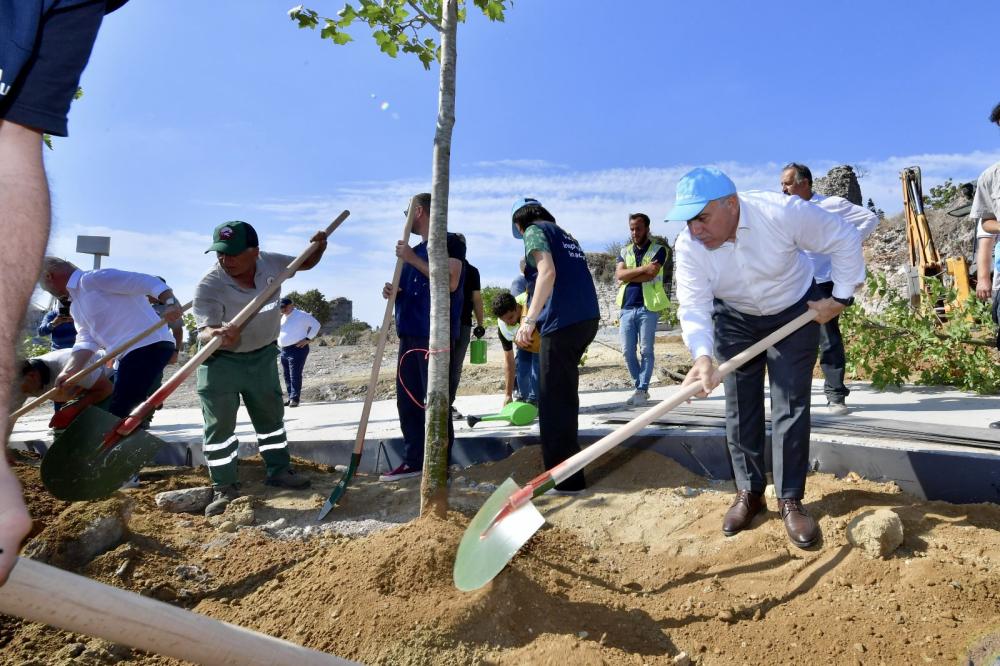 FATİH’TE YEŞİL SEFERBERLİK: 2500 AĞAÇ TOPRAKLA BULUŞTU
